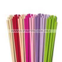 7mm Quilling Papierstreifen Starter Kit IV. (8x10stk, 49cm)