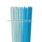 Hellblau Farbton, 7mm Quilling Papierstreifen (5x20, 49 cm)