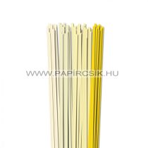 Hellgelb Farbton, 5mm Quilling Papierstreifen (5x20, 49 cm)