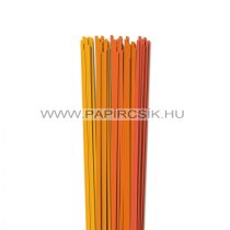 Orange Farbton, 4mm Quilling Papierstreifen (5x20, 49 cm)