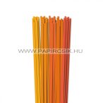 Orange Farbton, 5mm Quilling Papierstreifen (5x20, 49 cm)