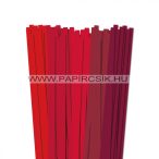 Rot Farbton, 10mm Quilling Papierstreifen (5x20, 49 cm)