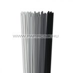 Grau Farbton, 6mm Quilling Papierstreifen (5x20, 49 cm)